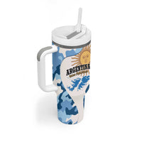 Argentina Malvinas Day Tumbler With Handle Las Malvinas Son Argentinas