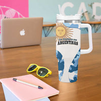 Argentina Malvinas Day Tumbler With Handle Las Malvinas Son Argentinas