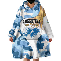 Argentina Malvinas Day Wearable Blanket Hoodie Las Malvinas Son Argentinas