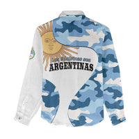 Argentina Malvinas Day Women Casual Shirt Las Malvinas Son Argentinas