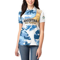 Argentina Malvinas Day Women Polo Shirt Las Malvinas Son Argentinas