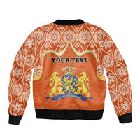 Personalised Netherlands Koningsdag 2025 Bomber Jacket King's Day Dutch Costume Spirit