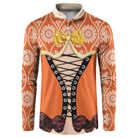 Personalised Netherlands Koningsdag 2025 Button Sweatshirt King's Day Dutch Costume Spirit