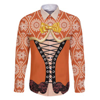 Personalised Netherlands Koningsdag 2025 Family Matching Off The Shoulder Long Sleeve Dress and Hawaiian Shirt King's Day Dutch Costume Spirit