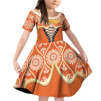 Personalised Netherlands Koningsdag 2025 Family Matching Off Shoulder Short Dress and Hawaiian Shirt King's Day Dutch Costume Spirit