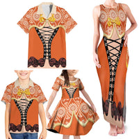 Personalised Netherlands Koningsdag 2025 Family Matching Tank Maxi Dress and Hawaiian Shirt King's Day Dutch Costume Spirit