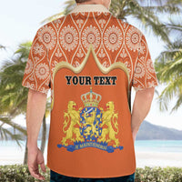Personalised Netherlands Koningsdag 2025 Hawaiian Shirt King's Day Dutch Costume Spirit