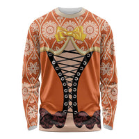 Personalised Netherlands Koningsdag 2025 Long Sleeve Shirt King's Day Dutch Costume Spirit