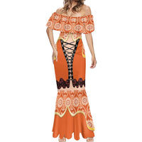 Personalised Netherlands Koningsdag 2025 Mermaid Dress King's Day Dutch Costume Spirit