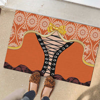 Netherlands Koningsdag 2025 Rubber Doormat King's Day Dutch Costume Spirit