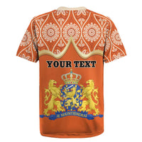 Personalised Netherlands Koningsdag 2025 Rugby Jersey King's Day Dutch Costume Spirit