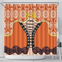 Netherlands Koningsdag 2025 Shower Curtain King's Day Dutch Costume Spirit