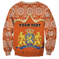 Personalised Netherlands Koningsdag 2025 Sweatshirt King's Day Dutch Costume Spirit