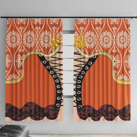 Netherlands Koningsdag 2025 Window Curtain King's Day Dutch Costume Spirit