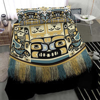 Canada Chilkat Pattern Bedding Set Haida Spirit
