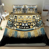 Canada Chilkat Pattern Bedding Set Haida Spirit