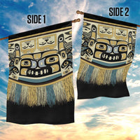 Canada Chilkat Pattern Garden Flag Haida Spirit