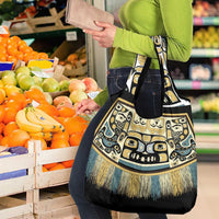 Canada Chilkat Pattern Grocery Bag Haida Spirit
