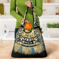 Canada Chilkat Pattern Grocery Bag Haida Spirit