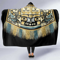 Canada Chilkat Pattern Hooded Blanket Haida Spirit