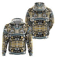 Canada Chilkat Pattern Hoodie Haida Spirit
