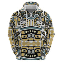 Canada Chilkat Pattern Hoodie Haida Spirit