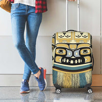 Canada Chilkat Pattern Luggage Cover Haida Spirit
