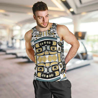 Canada Chilkat Pattern Men Tank Top Haida Spirit