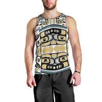 Canada Chilkat Pattern Men Tank Top Haida Spirit