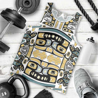 Canada Chilkat Pattern Men Tank Top Haida Spirit