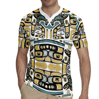 Canada Chilkat Pattern Rugby Jersey Haida Spirit