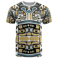 Canada Chilkat Pattern T Shirt Haida Spirit
