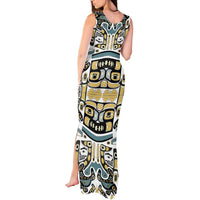 Canada Chilkat Pattern Tank Maxi Dress Haida Spirit