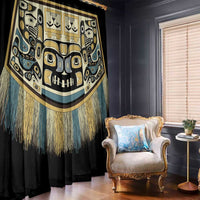 Canada Chilkat Pattern Window Curtain Haida Spirit