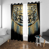 Canada Chilkat Pattern Window Curtain Haida Spirit