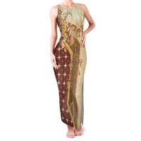 Mughal Empire Motif Unique Family Matching Tank Maxi Dress and Hawaiian Shirt
