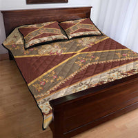Mughal Empire Motif Unique Quilt Bed Set