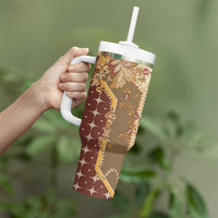 Mughal Empire Motif Unique Tumbler With Handle
