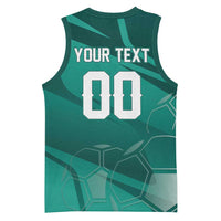 Custom Football 2026 Northern Ireland Basketball Jersey Green and White Army