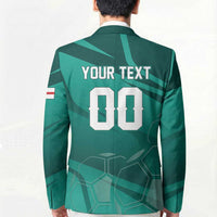Custom Football 2026 Northern Ireland Blazer Green and White Army