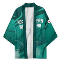 Custom Football 2026 Northern Ireland Kimono Green and White Army