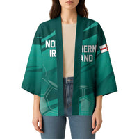 Custom Football 2026 Northern Ireland Kimono Green and White Army