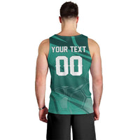 Custom Football 2026 Northern Ireland Men Tank Top Green and White Army