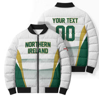 Custom Football 2026 Northern Ireland Bomber Puffer Jacket GAWA Norn Iron Go Champion