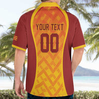 Custom Football 2026 Macedonia Hawaiian Shirt The Red Devils Go Glory