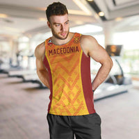 Custom Football 2026 Macedonia Men Tank Top The Red Devils Go Glory