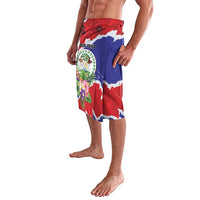 Personalised Belize 501 Tropical Black Orchid Lavalava Grunge Stylized