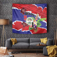 Belize 501 Tropical Black Orchid Tapestry Grunge Stylized