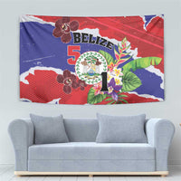 Belize 501 Tropical Black Orchid Tapestry Grunge Stylized