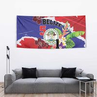Belize 501 Tropical Black Orchid Tapestry Grunge Stylized